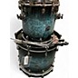 Used Mapex 4 Piece Saturn IV EXOTIC DEEP WATER ASH BURLE Drum Kit