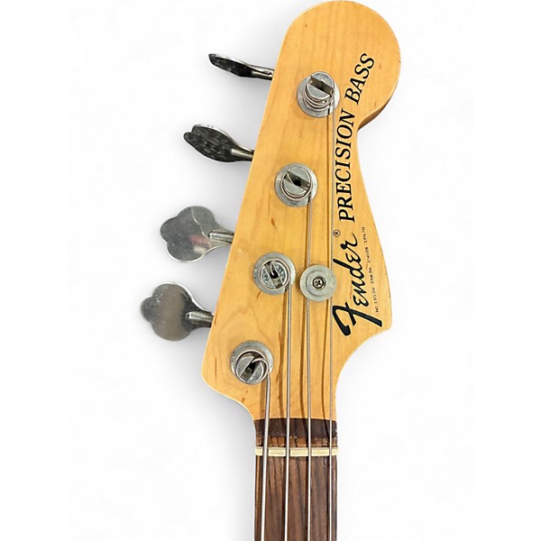 Used 2013 Fender Nate Mendel Signature Precision Bass Candy Apple Red Electric Bass Guitar