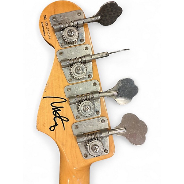 Used 2013 Fender Nate Mendel Signature Precision Bass Candy Apple Red Electric Bass Guitar