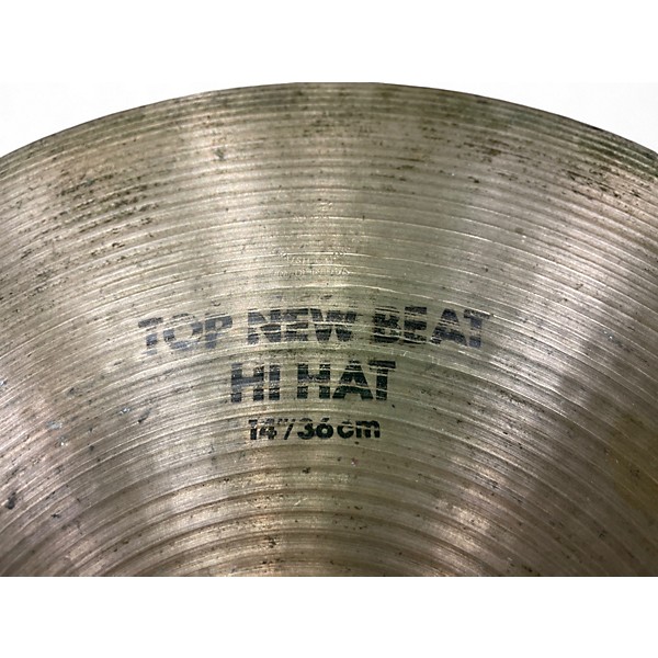 Used Zildjian 14in New Beat Hi Hat Top Cymbal