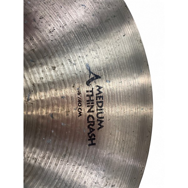 Used Zildjian 16in A Series Medium Thin Crash Cymbal