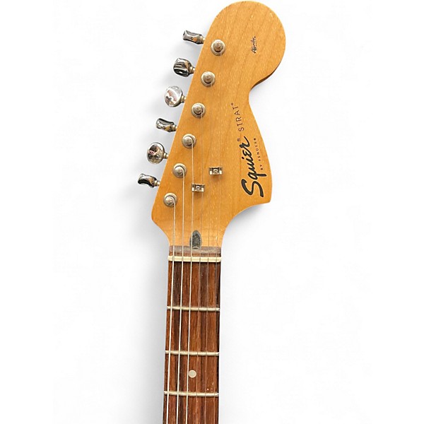 Used Squier Affinity Series Starcaster Black/ White Pickguard Hollow Body Electric Guitar