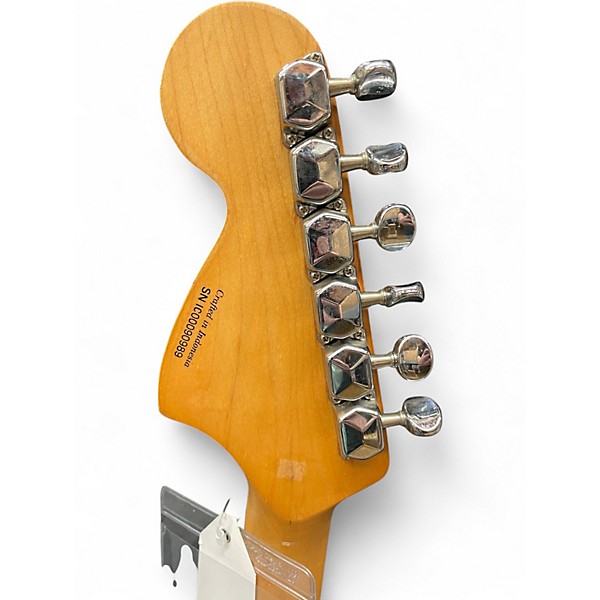 Used Squier Affinity Series Starcaster Black/ White Pickguard Hollow Body Electric Guitar