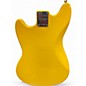 Used Squier Mustang Graffiti Yellow Solid Body Electric Guitar