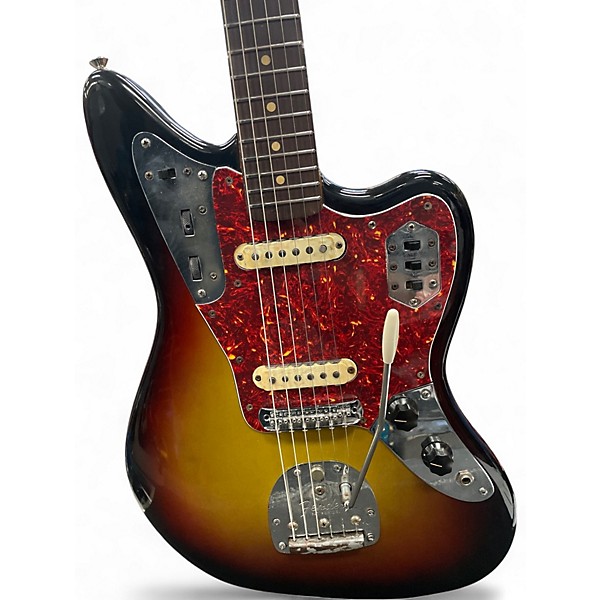 Vintage 1964 Fender JAGUAR Refinished Sunburst Solid Body Electric Guitar