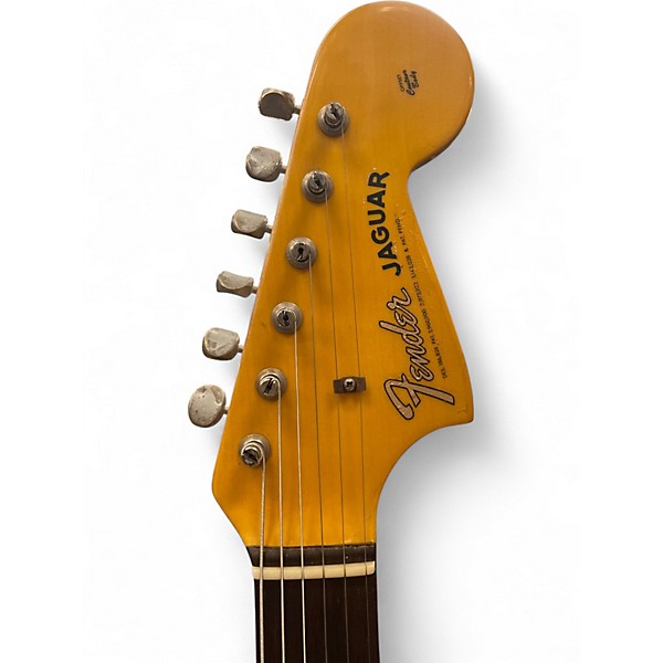 Vintage 1964 Fender JAGUAR Refinished Sunburst Solid Body Electric Guitar
