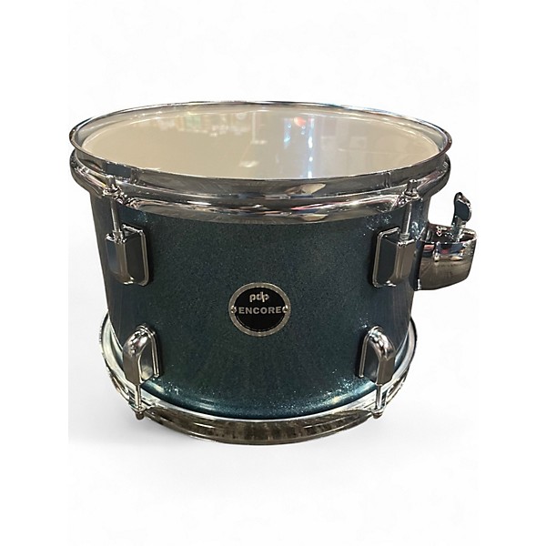 Used Pdp 3 Piece ENCORE TOM SET AZURE BLUE Acoustic Drum Pack