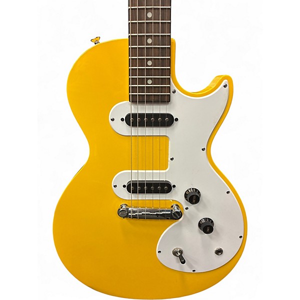 Used Epiphone Les Paul SL Graffiti Yellow Solid Body Electric Guitar