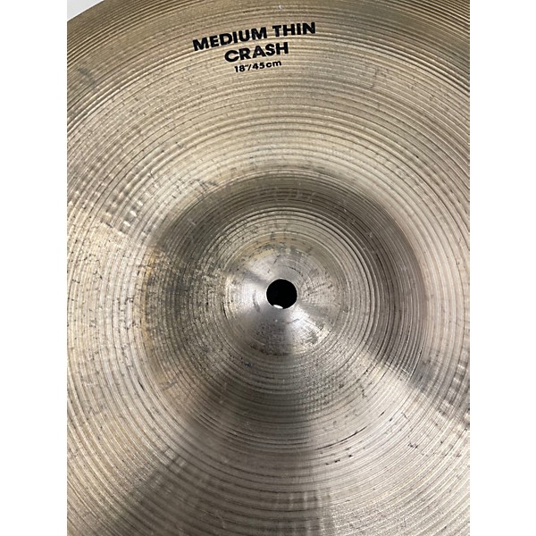 Used Zildjian 18in A Series Medium Thin Crash Cymbal
