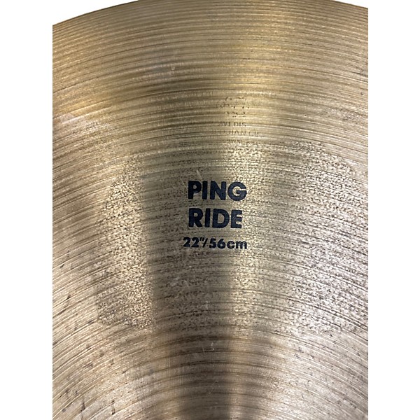 Used Zildjian 22in Ping Ride Cymbal