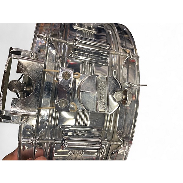 Used Rogers 14in Dynasonic 5 Line Chrome Drum