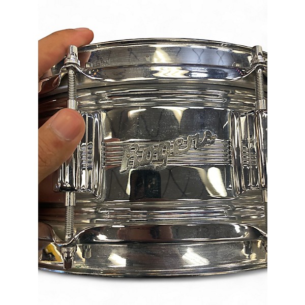 Used Rogers 14in Dynasonic 5 Line Chrome Drum
