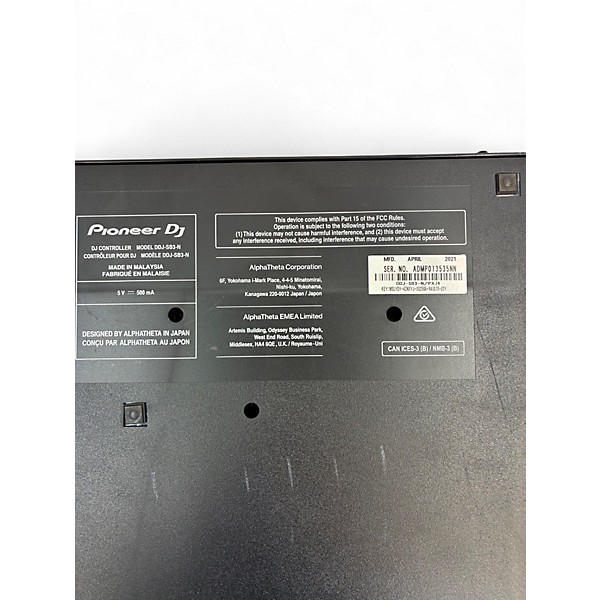 Used Pioneer DJ DDJSB3N DJ Controller