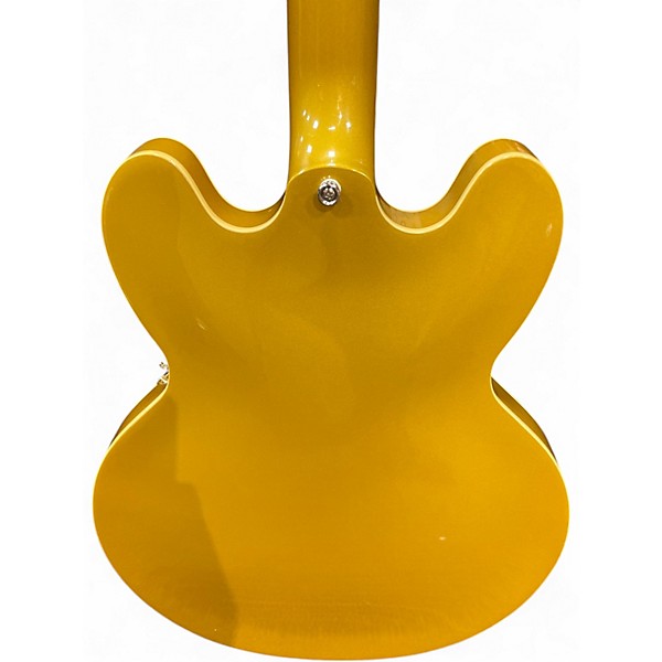 Used Epiphone ES335 Aztec Gold Hollow Body Electric Guitar