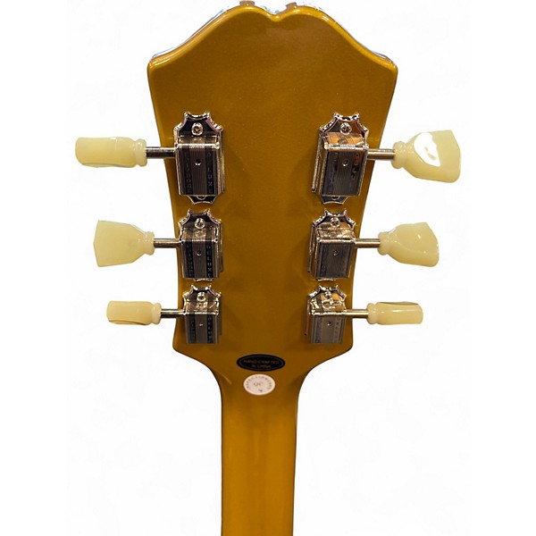 Used Epiphone ES335 Aztec Gold Hollow Body Electric Guitar