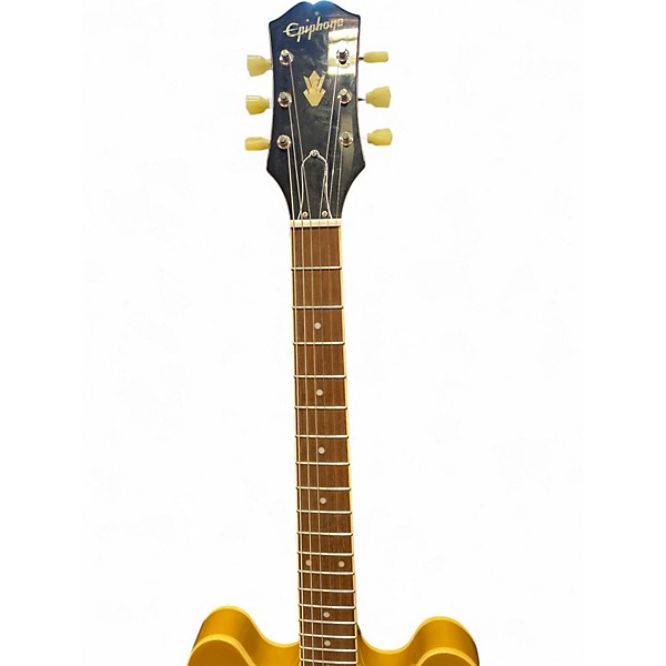 Used Epiphone ES335 Aztec Gold Hollow Body Electric Guitar