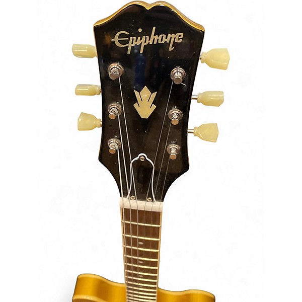Used Epiphone ES335 Aztec Gold Hollow Body Electric Guitar