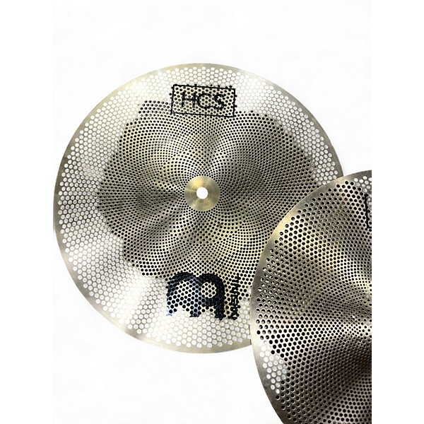 Used MEINL 14in HCS Practice Hi Hat Pair Cymbal