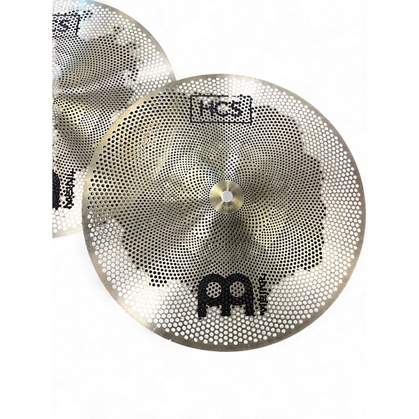 Used MEINL 14in HCS Practice Hi Hat Pair Cymbal