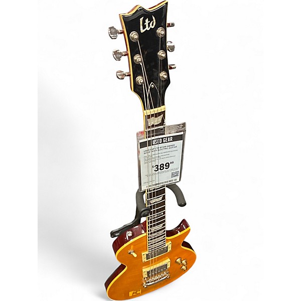 Used ESP LTD EC256 Amber Solid Body Electric Guitar