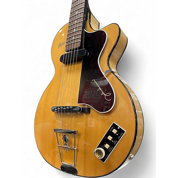 Used Hofner Limited Edition John Lennon signature Club 40 reissue Natural Hollow Body Electric Guitar