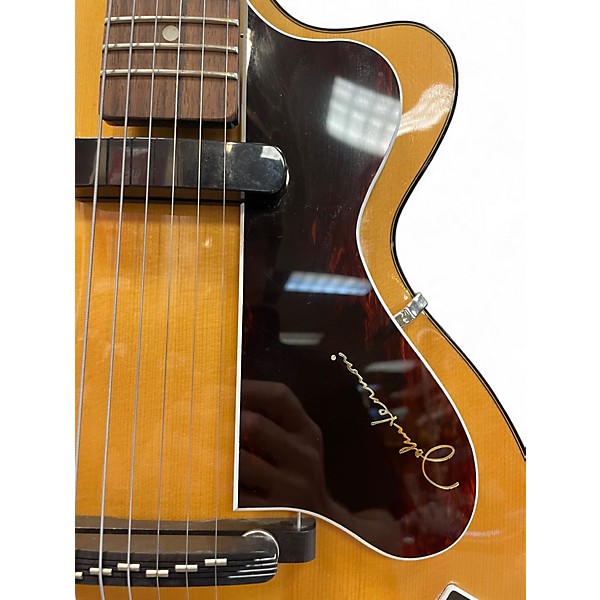 Used Hofner Limited Edition John Lennon signature Club 40 reissue Natural Hollow Body Electric Guitar