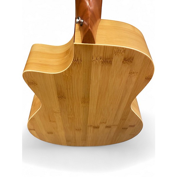 Used Luna WOODLAND BAMBOO Natural Acoustic Electric Guitar