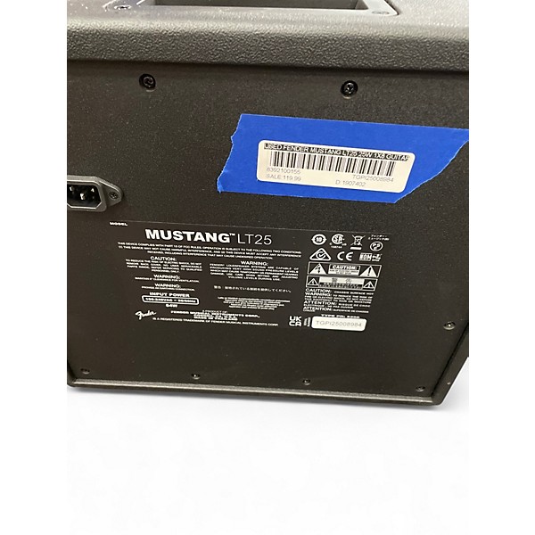 Used Fender Mustang LT25 25W 1x8 Guitar Combo Amp