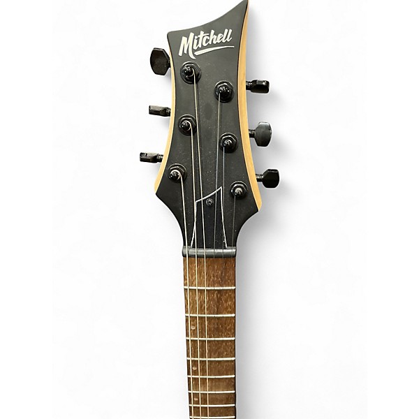 Used Mitchell MM100 Mini Burgundy Solid Body Electric Guitar