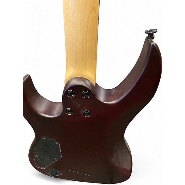 Used Mitchell MM100 Mini Burgundy Solid Body Electric Guitar