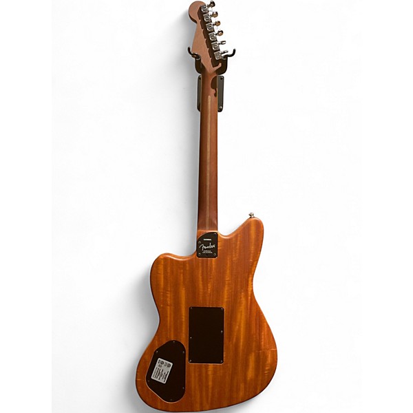 Used Fender American Acoustasonic Jazzmaster Arctic White Acoustic Electric Guitar