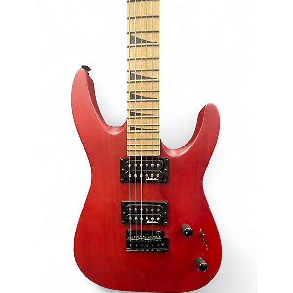 Used Jackson JS24 DKAM RED STAIN Solid Body Electric Guitar