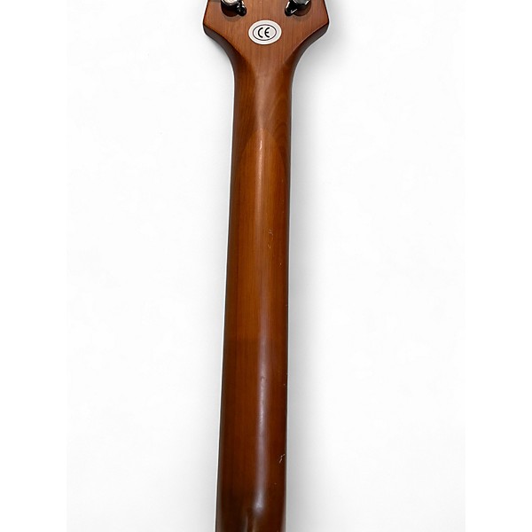 Used Mitchell mx 430 QAB flamed black Acoustic Electric Guitar