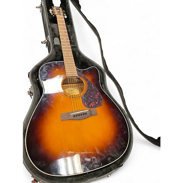 Used Yamaha FX335C Tobacco Sunburst Acoustic Electric Guitar