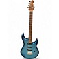 Used Ernie Ball Music Man L4 Blue Solid Body Electric Guitar thumbnail