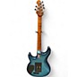 Used Ernie Ball Music Man L4 Blue Solid Body Electric Guitar