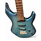 Used Ernie Ball Music Man L4 Blue Solid Body Electric Guitar