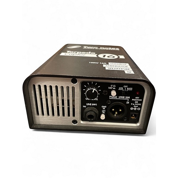 Used Two Notes AUDIO ENGINEERING Torpedo Captor Loadbox/Attenuator/DI Black 16 Ohm Power Attenuator