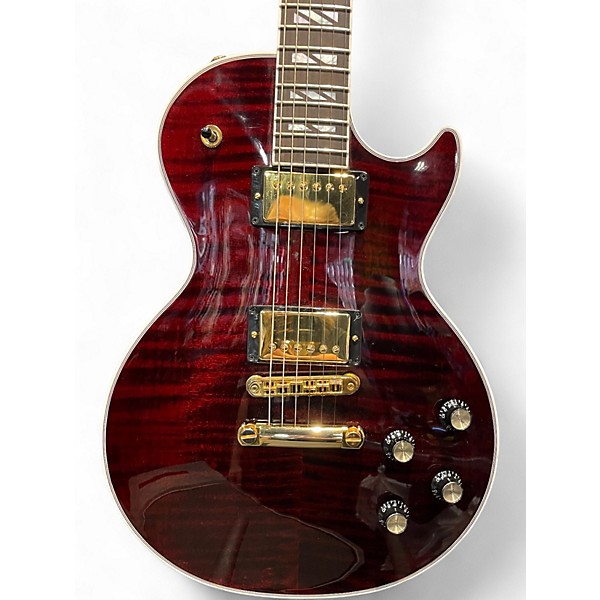 Used Gibson Les Paul Supreme Wine Red Solid Body Electric Guitar