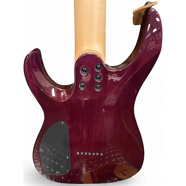 Used Legator N7 Super Shredder Magenta Burl Solid Body Electric Guitar