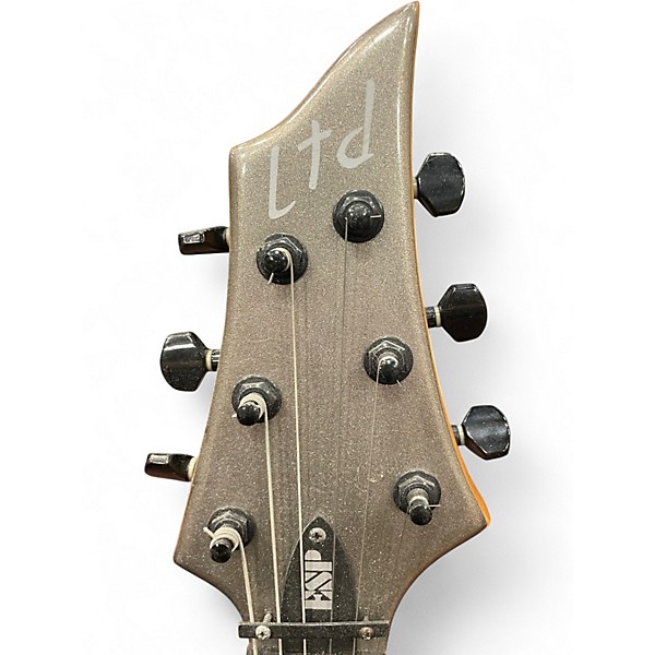 Used ESP Ltd F-200 Gray Solid Body Electric Guitar