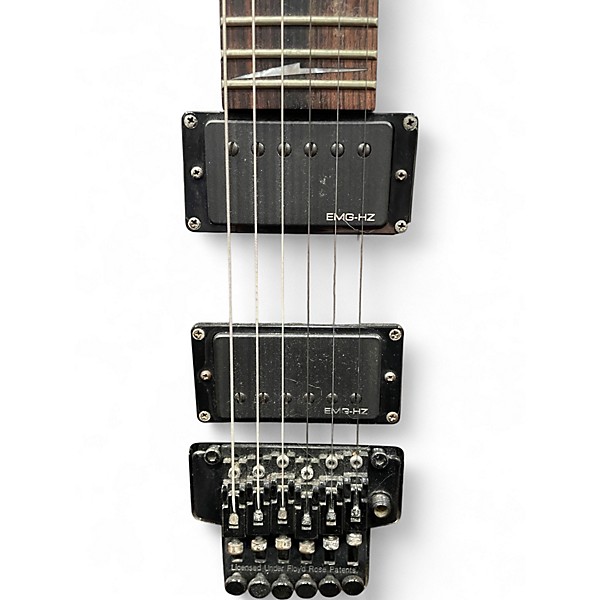 Used ESP Ltd F-200 Gray Solid Body Electric Guitar