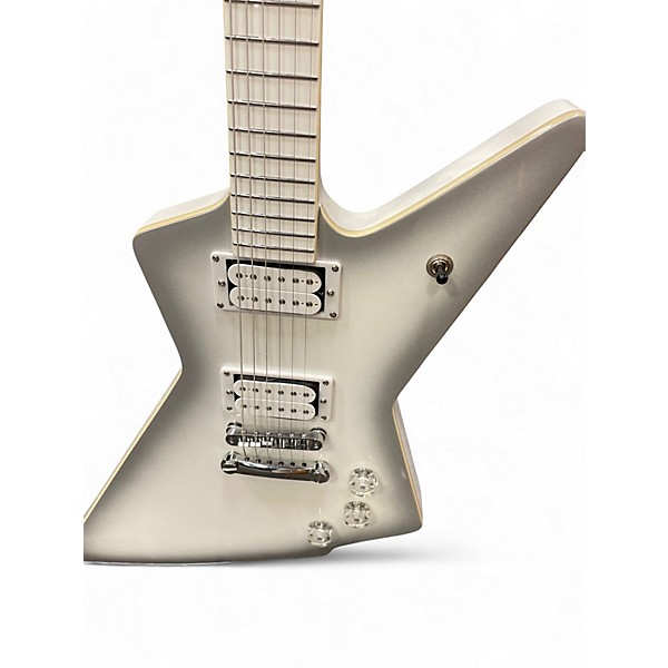 Used Firefly FFLX FALCON Trans White Solid Body Electric Guitar