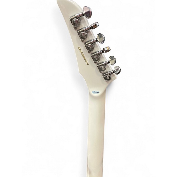 Used Firefly FFLX FALCON Trans White Solid Body Electric Guitar