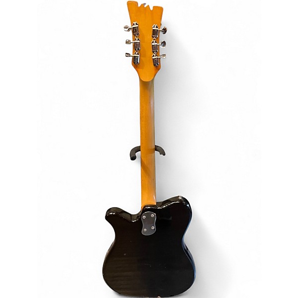 Vintage 1973 Mosrite Stereo 350 Black Hollow Body Electric Guitar