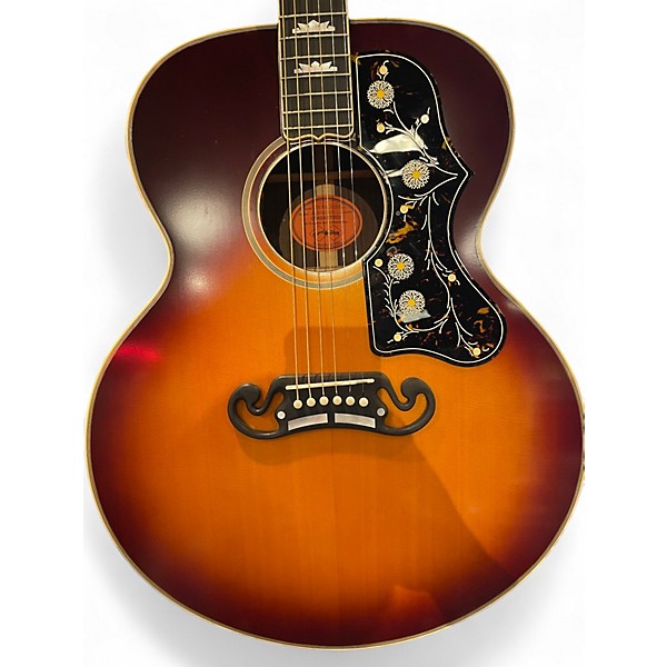 Used Epiphone Inspired by Gibson Custom Pre-War SJ-200 Vintage Sunburst Acoustic Electric Guitar