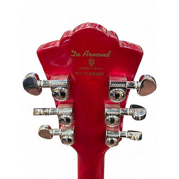Used DeArmond Starfire Special Chrome Red Hollow Body Electric Guitar
