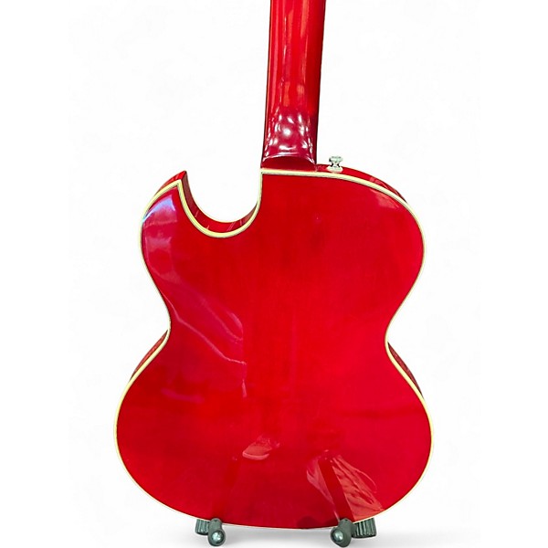 Used DeArmond Starfire Special Chrome Red Hollow Body Electric Guitar