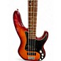 Used 2000 Fender American DLX P Bass Sunburst Electric Bass Guitar