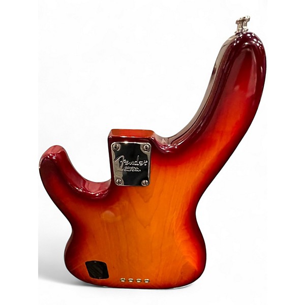 Used 2000 Fender American DLX P Bass Sunburst Electric Bass Guitar